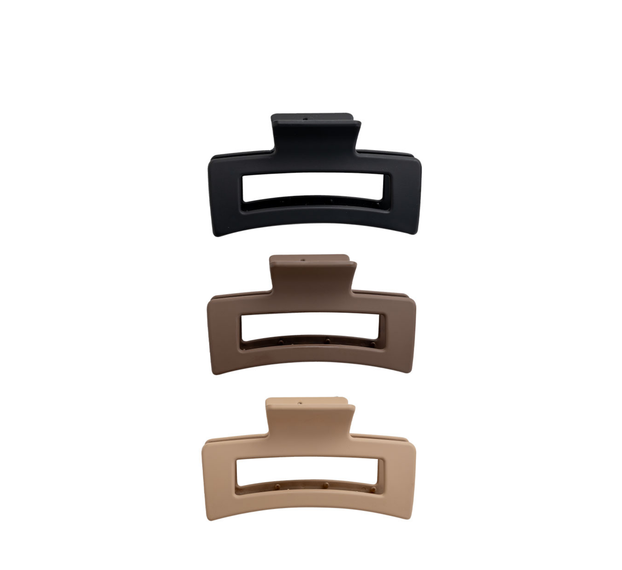 Brushworks Classic Claw Clips *3 Pack