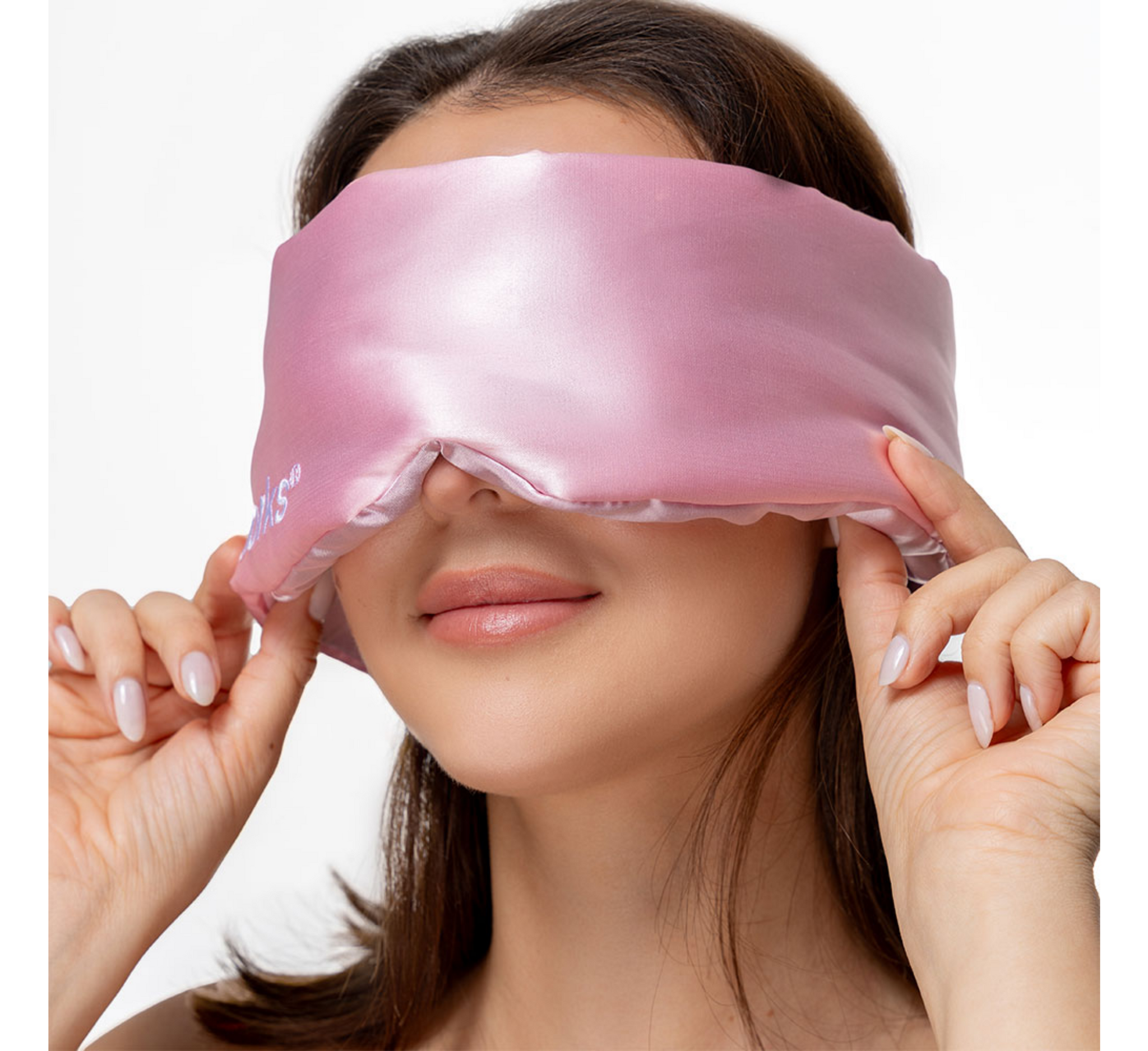 Brushworks Cushioned Satin Sleep Mask