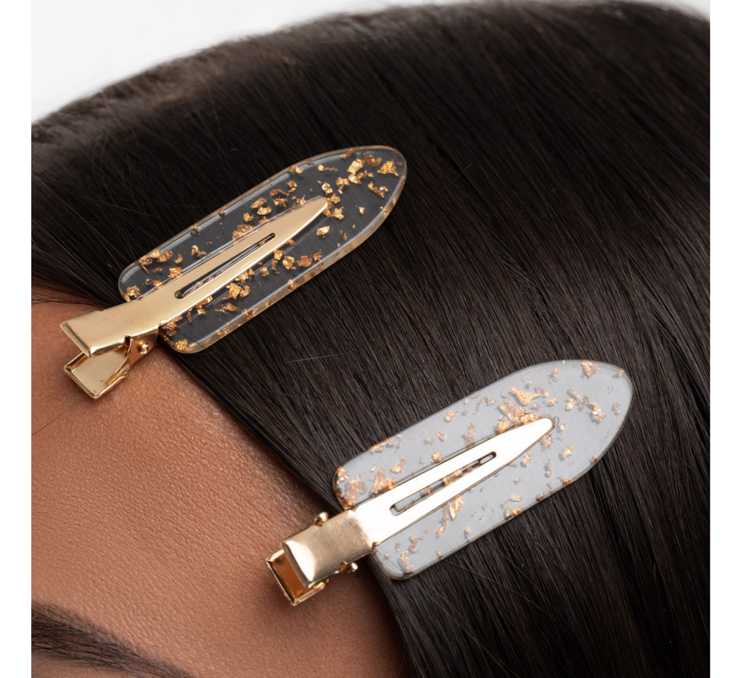 Brushworks Gold Flake No Crease Clips