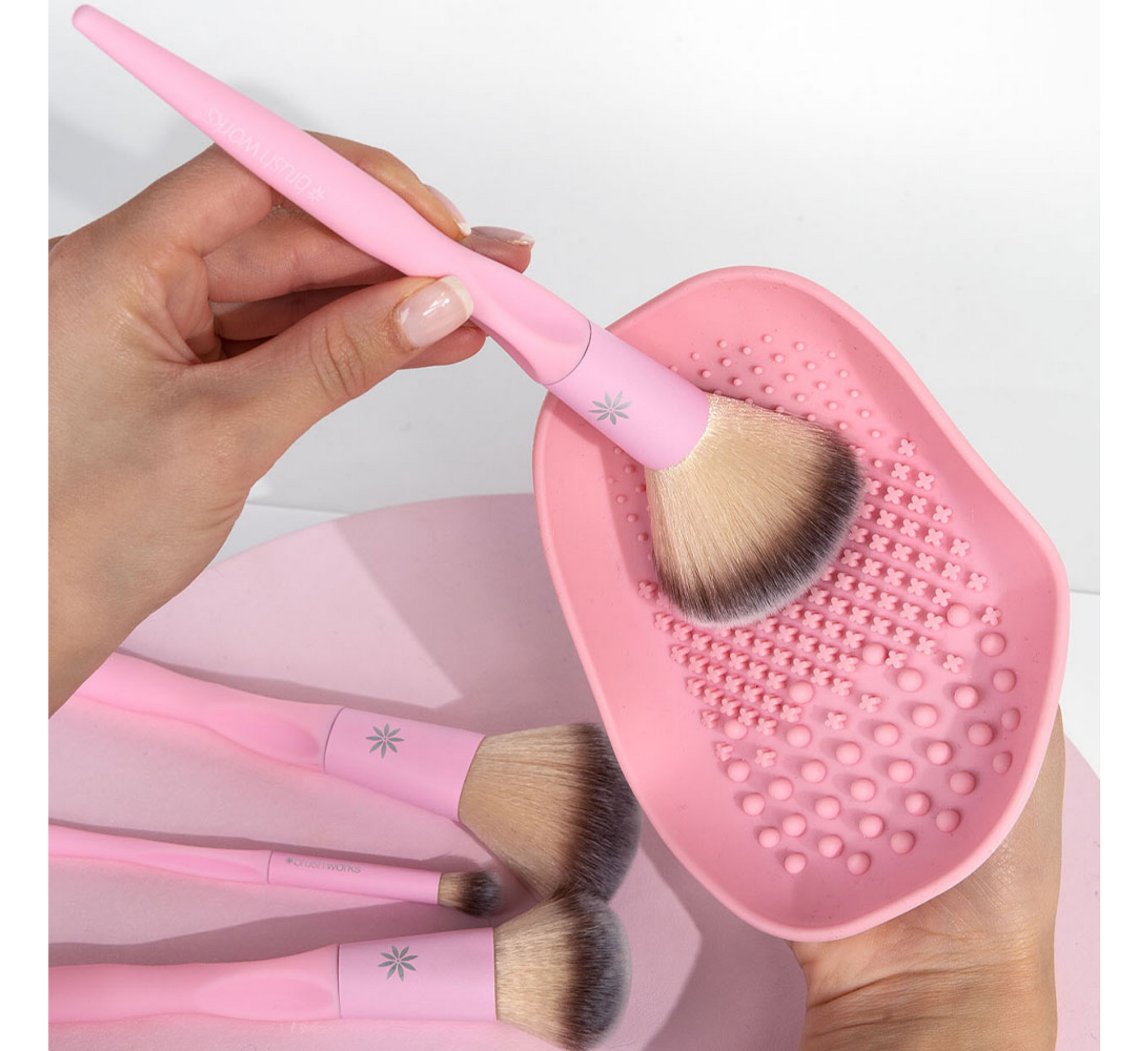 Brushworks Makeup Brush Cleaner Tray