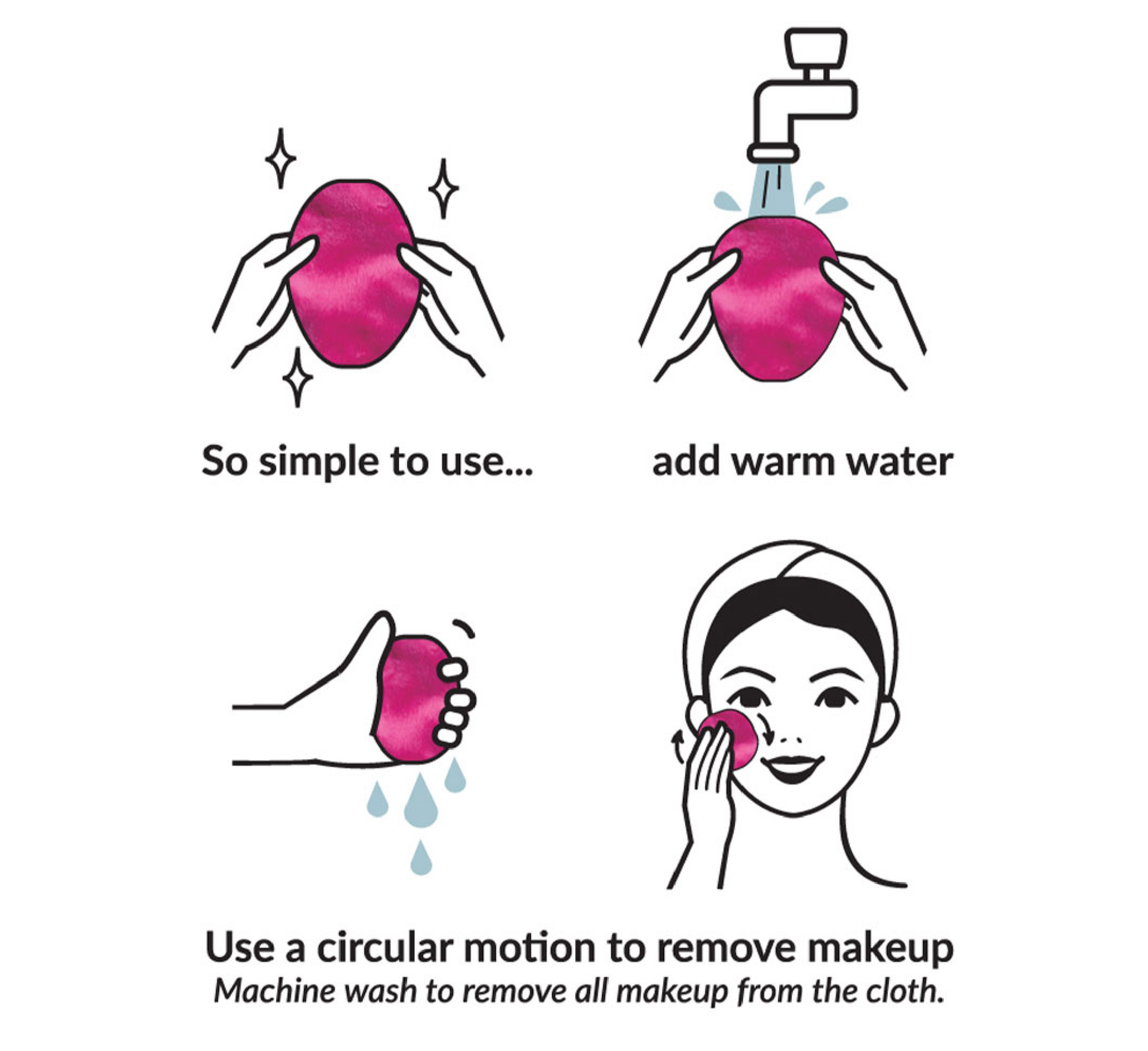 Brushworks Makeup Remover Cloth