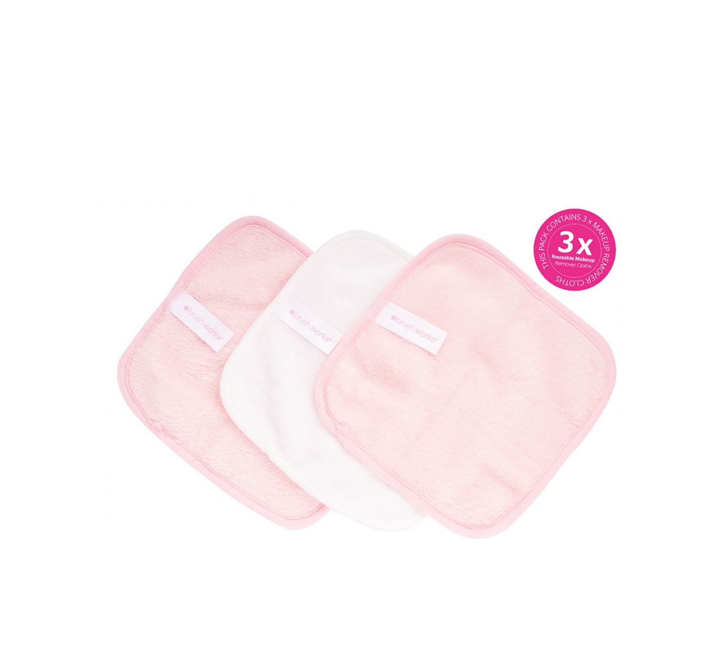 Brushworks Makeup Remover Cloths *3 Pack