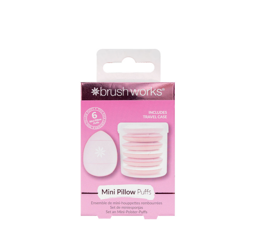 Pako me 6 pula jastëku Brushworks Mini Pillow Puffs