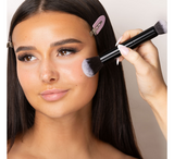 Brushworks No. 6 Double Ended Powder and Buff Brush