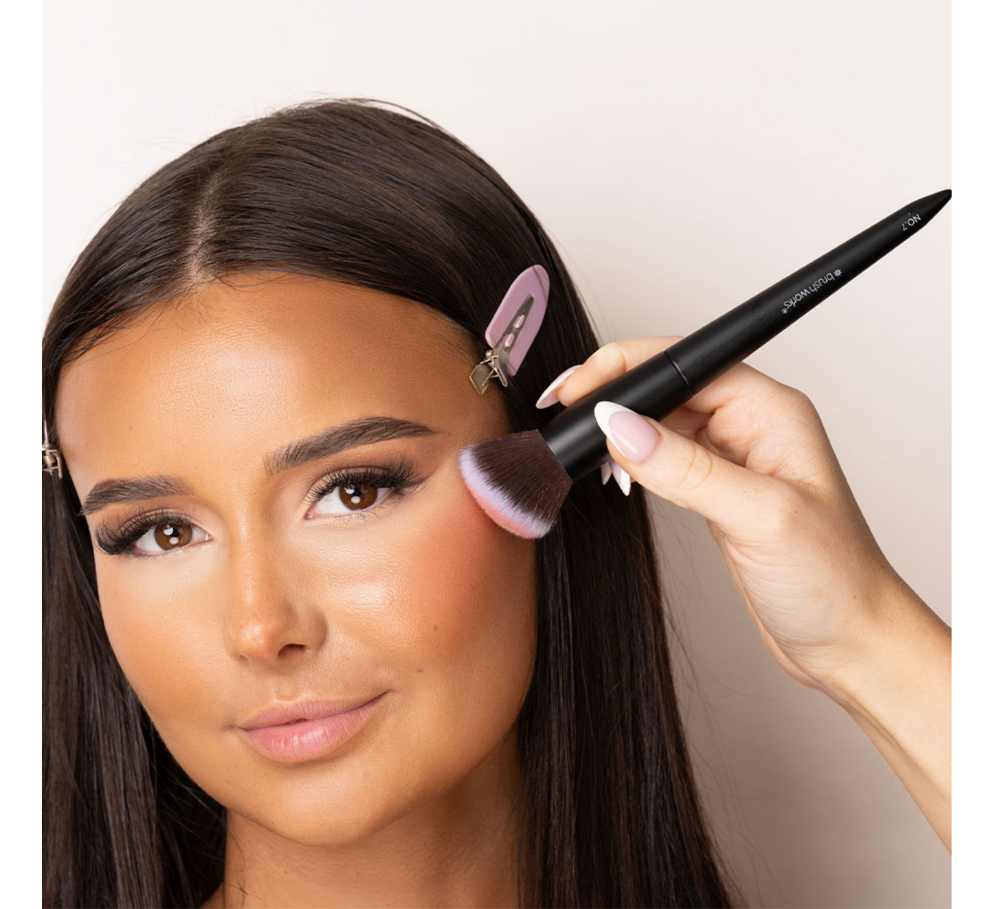 Brushworks No. 7 Angled Blush Brush