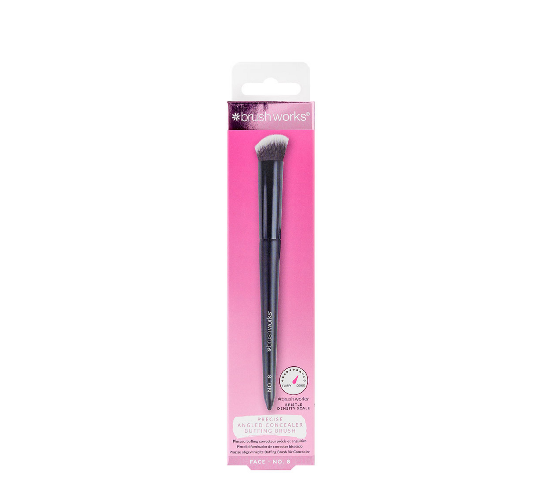 Brushworks No. 8 Precise Angled Concealer Buffing Brush