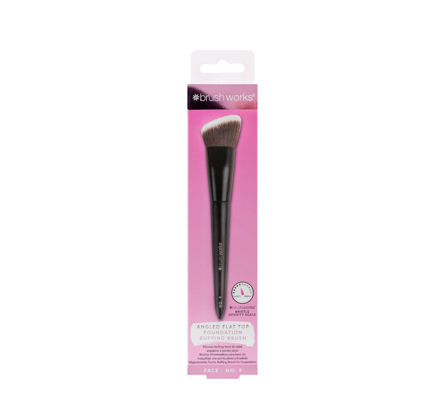 Brushworks No. 9 Angled Flat Top Foundation Buffing Brush