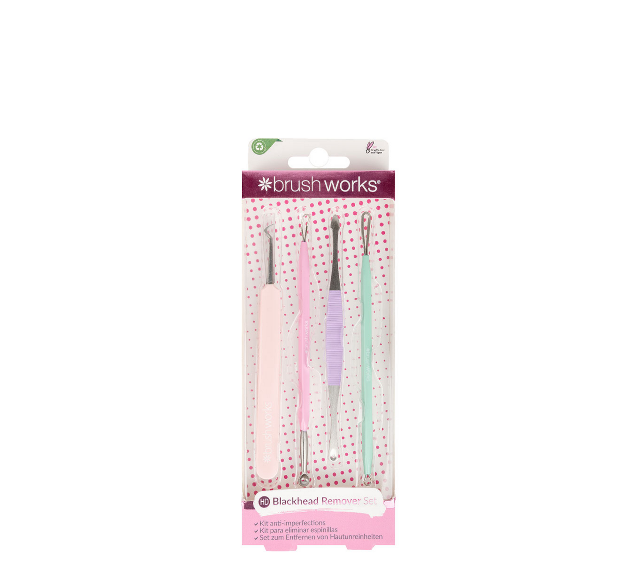 Brushworks Pastel Blackhead & Blemish Remover Set