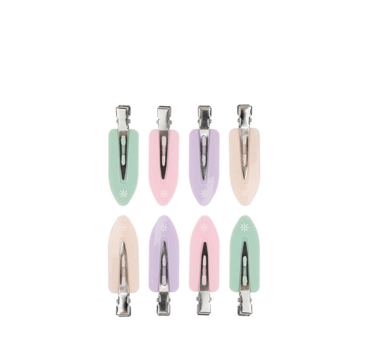 Brushworks Pastel No Crease Hair Clips (Pack of 8)