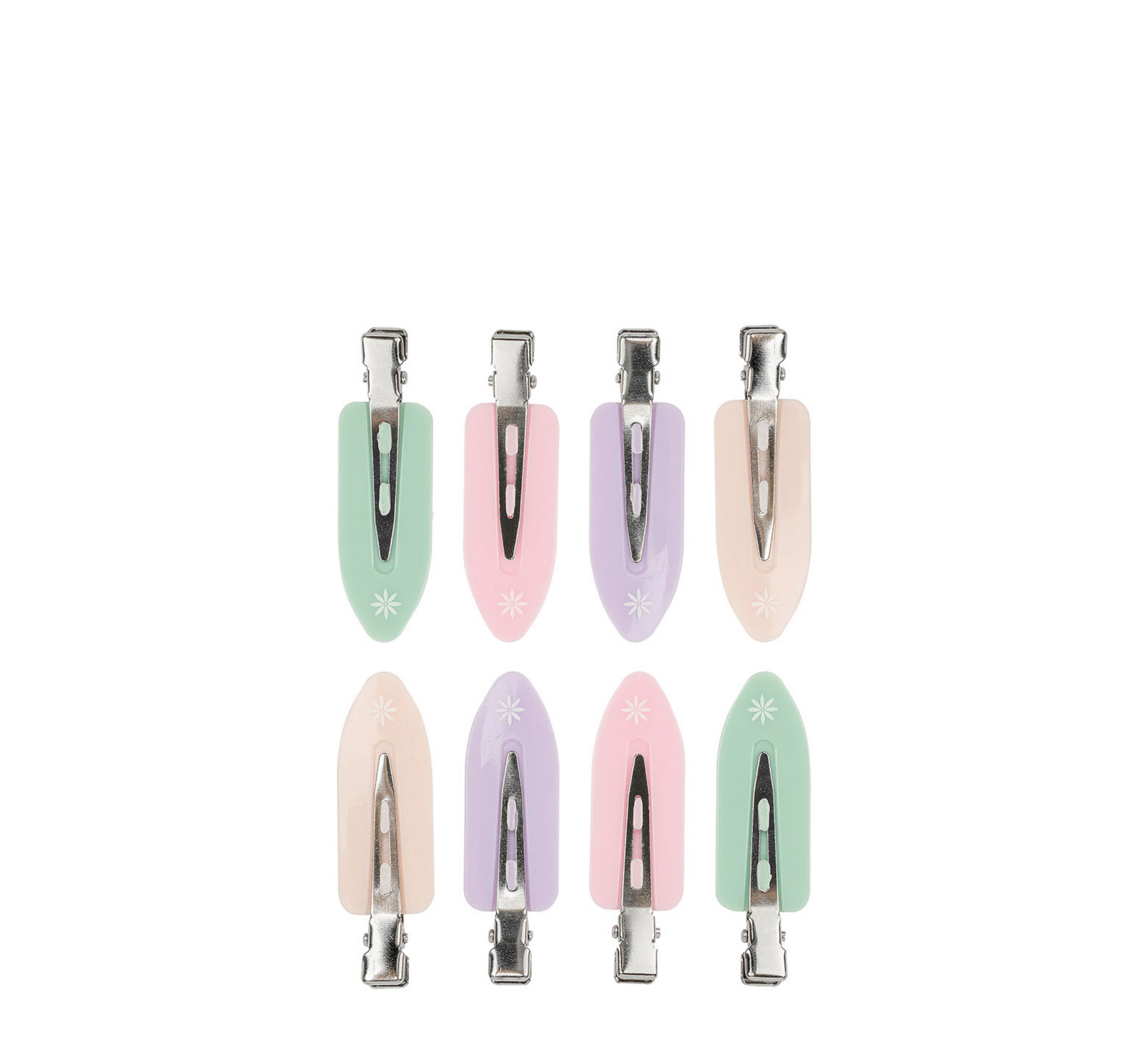 Brushworks Pastel No Crease Hair Clips (Pack of 8)