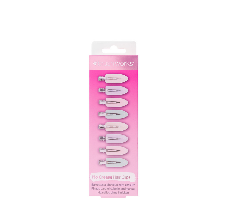 Kapëse flokësh Brushworks Pastel pa rrudha (Pako me 8 copë)