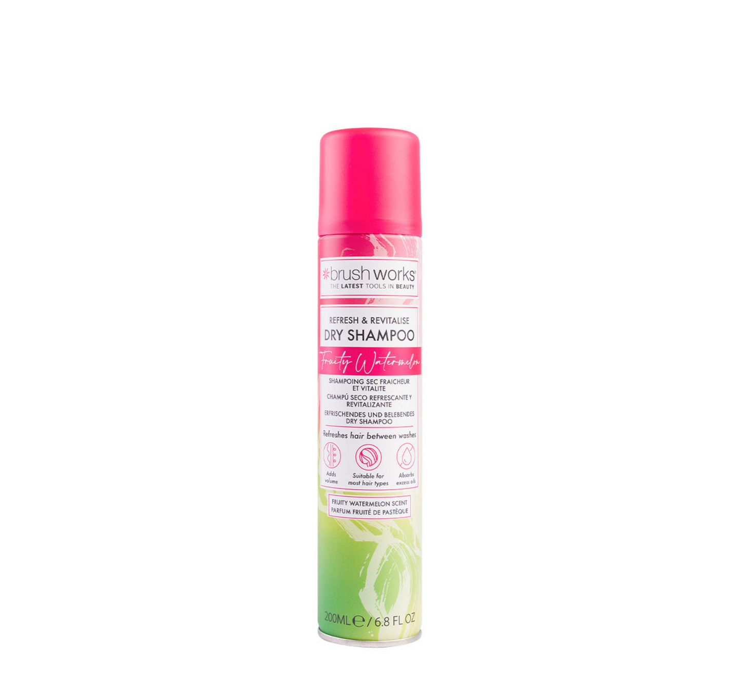 Brushworks Refresh & Revitalise Fruity Watermelon Dry Shampoo *200ml