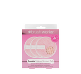 Brushworks Reusable Makeup Remover Pads (Pack of 3)