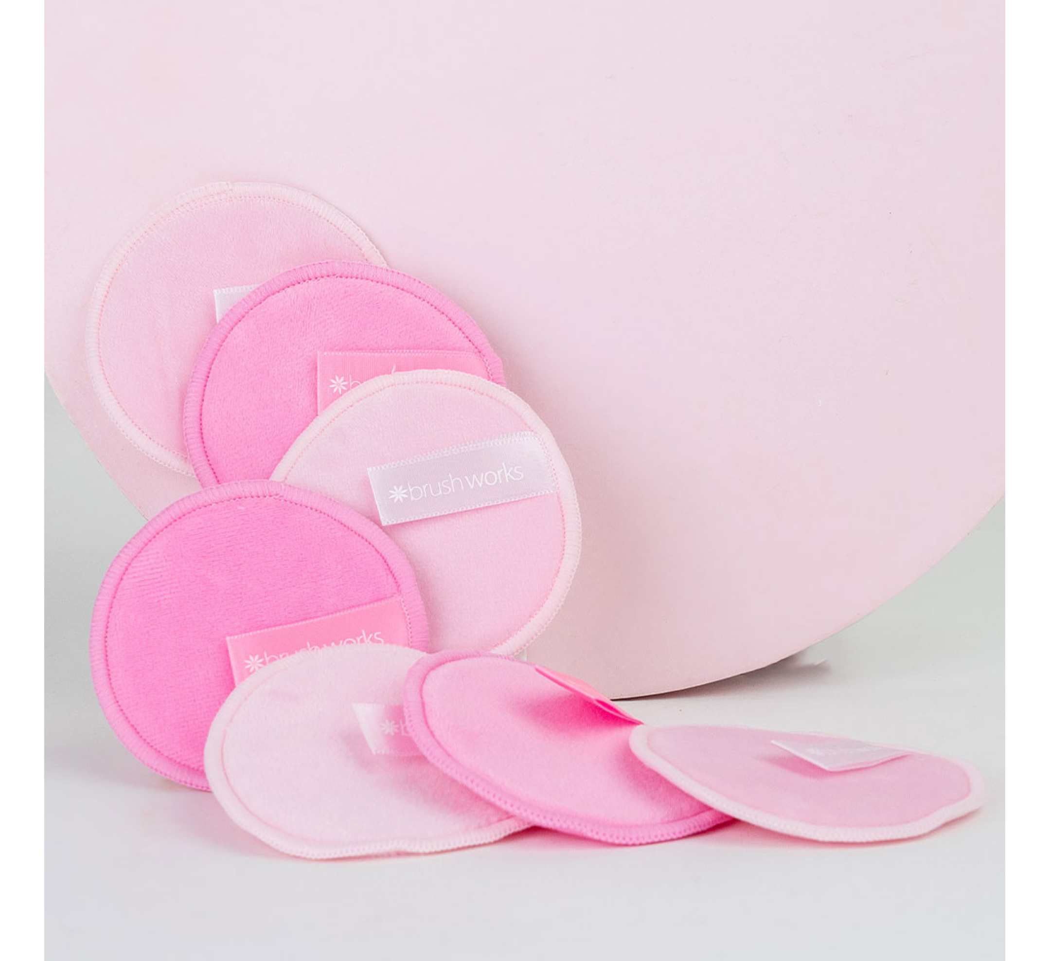 Brushworks Reusable Microfibre Cleansing Pads *7 Pieces
