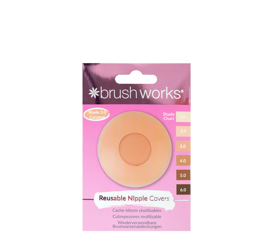 Brushworks силиконски навлаки за брадавици за повеќекратна употреба