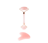 Brushworks Rose Resin Roller & Gua Sha