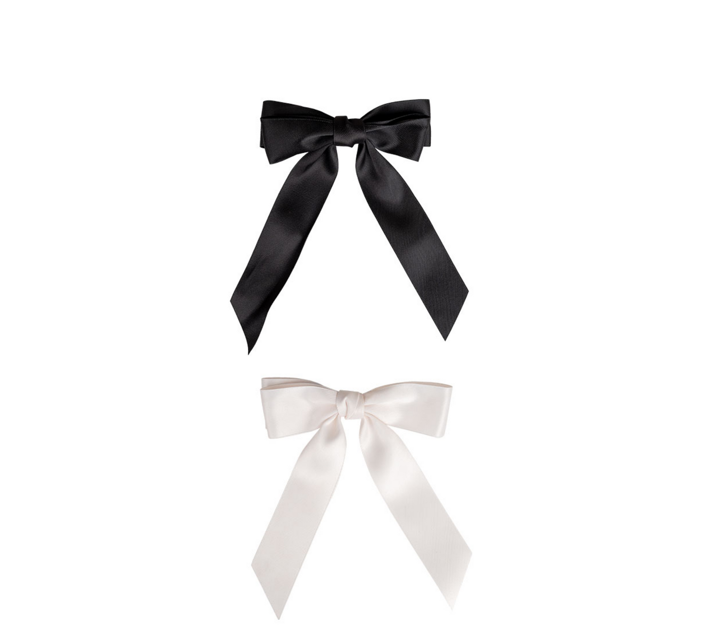 Brushworks Satin Hair Bow Duo