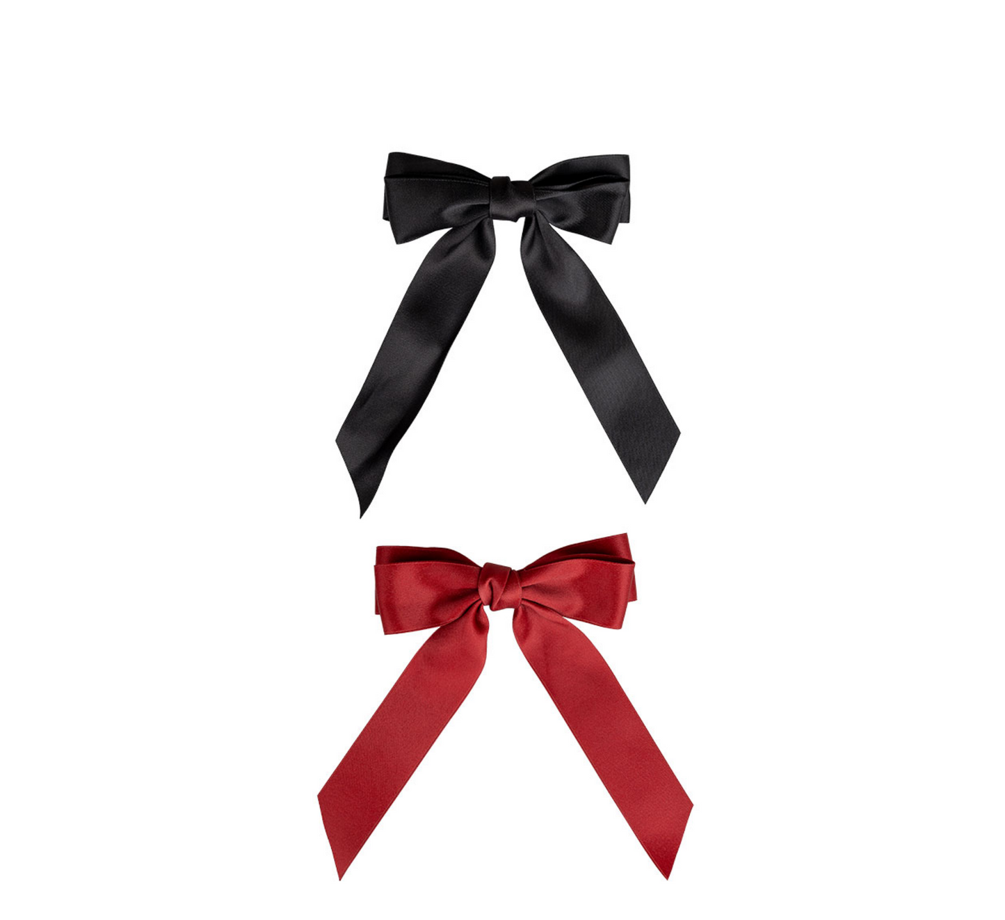 Brushworks Satin Hair Bow Duo