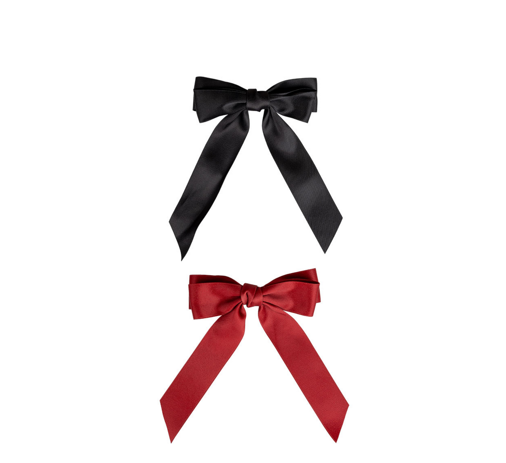 Brushworks Satin Hair Bow Duo