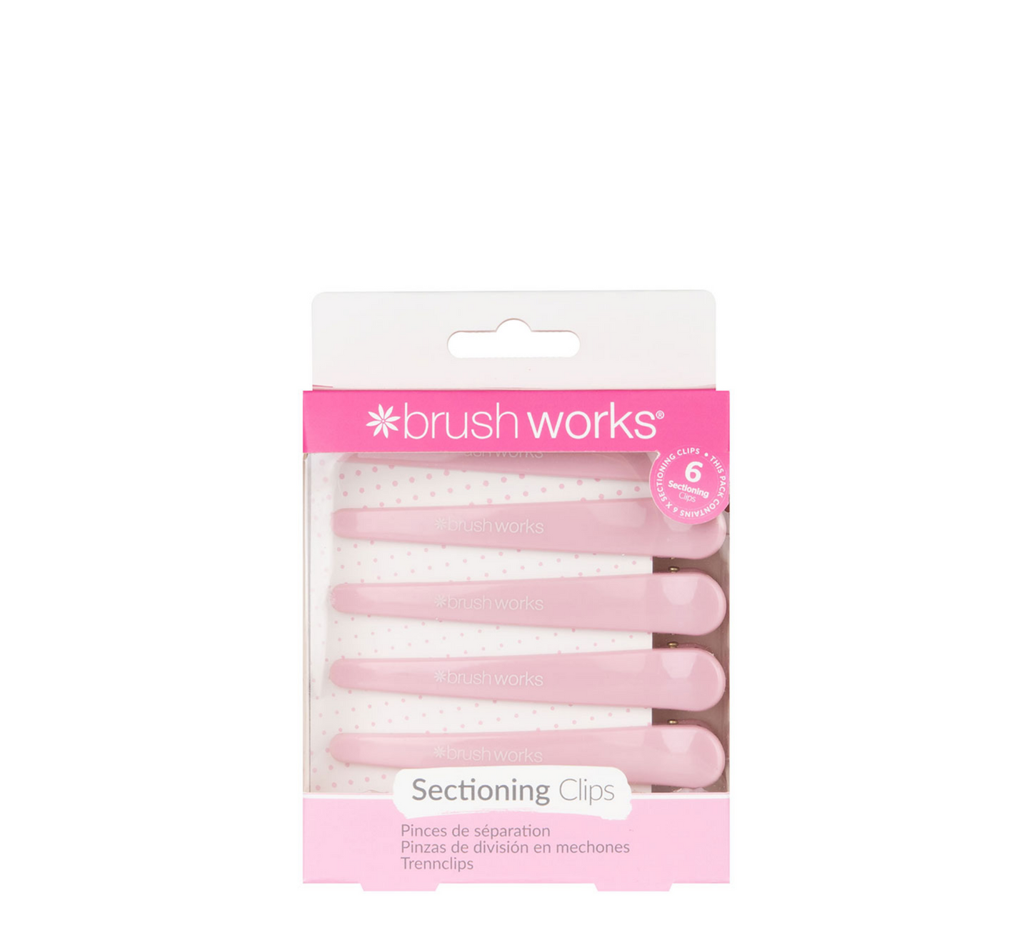 Brushworks Sectioning Clips (Pack of 6)
