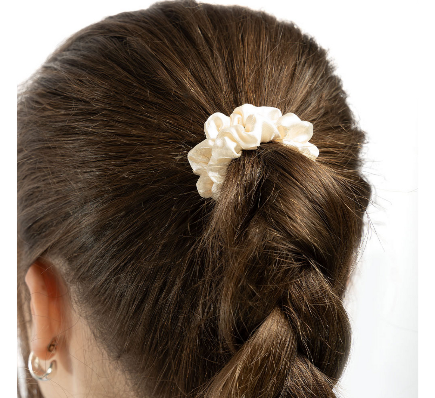 Brushworks Skinny Satin Scrunchies *6 Pack