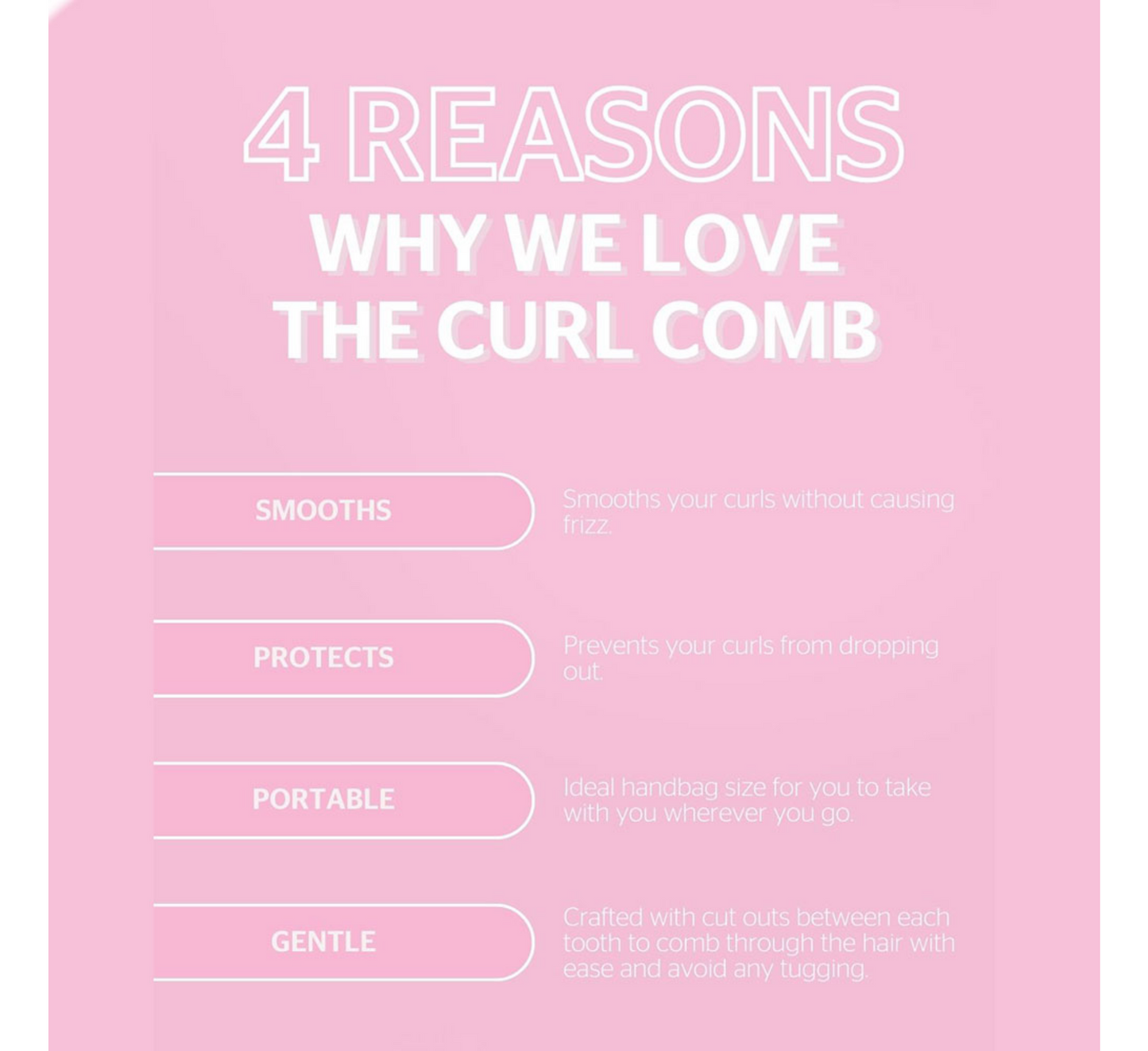 Brushworks Smoothing Curl Comb