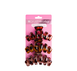 Brushworks Tortoiseshell Claw Clips *3 Pack