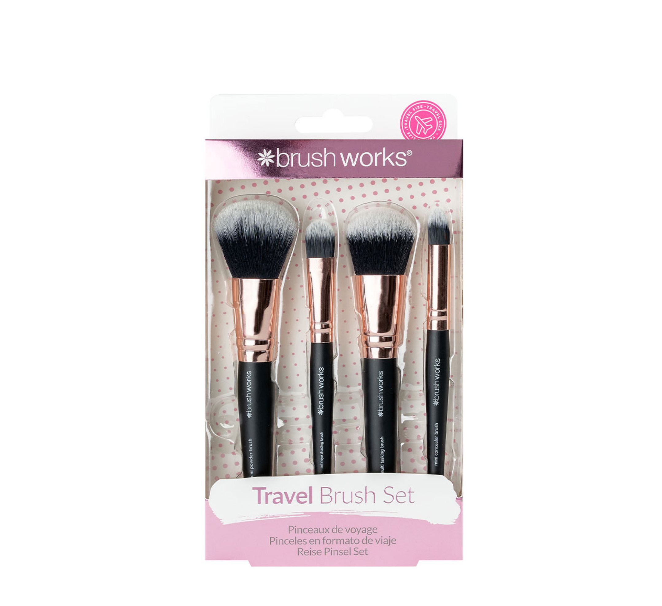 Brushworks Travel Makeup Brush Set