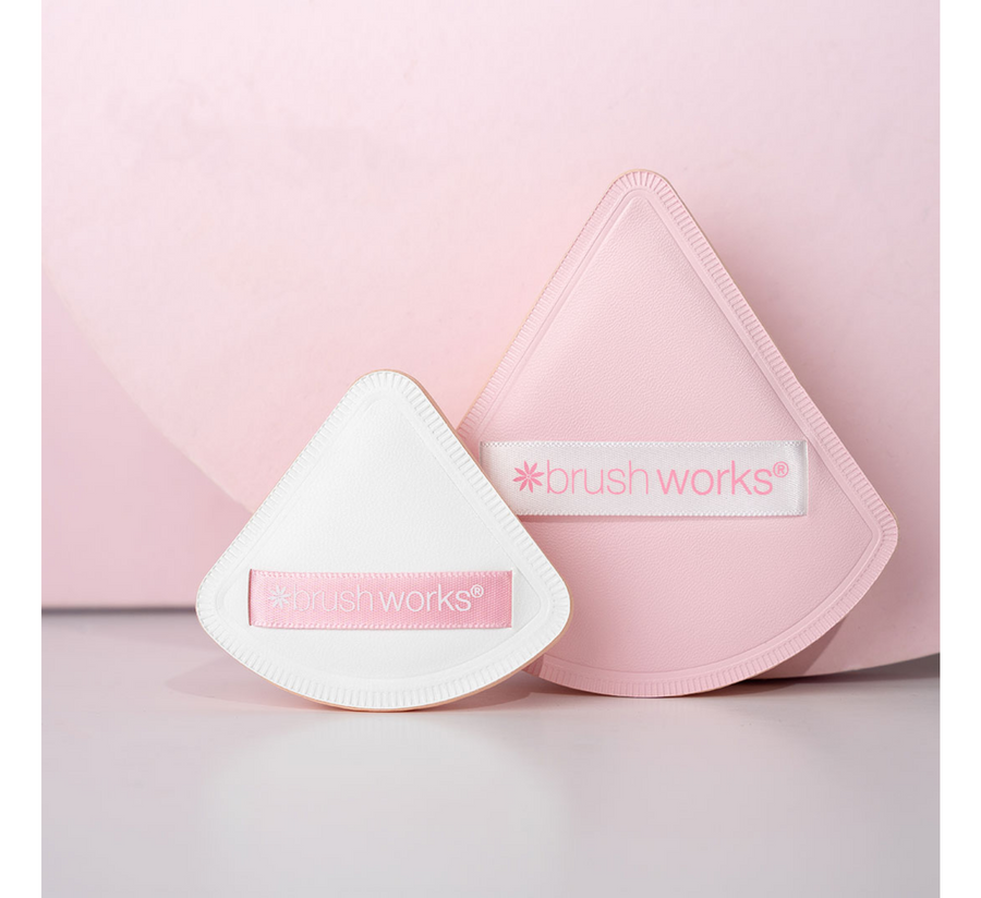 Jastëk Brushworks Triangular Puff Duo