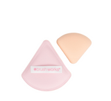 Brushworks Triangular Pillow Puff Duo