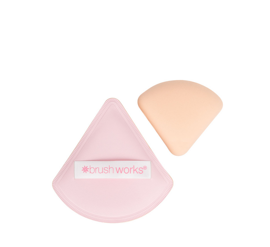 Jastëk Brushworks Triangular Puff Duo