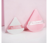 Brushworks Triangular Powder Puff Duo