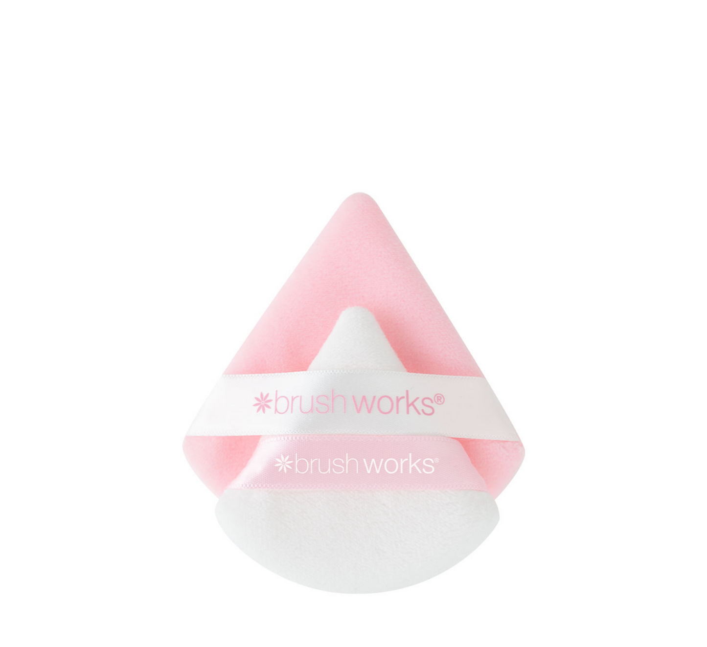 Brushworks Triangular Powder Puff Duo