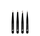 Brushworks 4 Piece Combination Tweezer Set