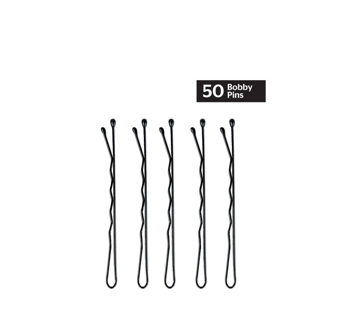 Brushworks Bobby Pins – 50 Pieces