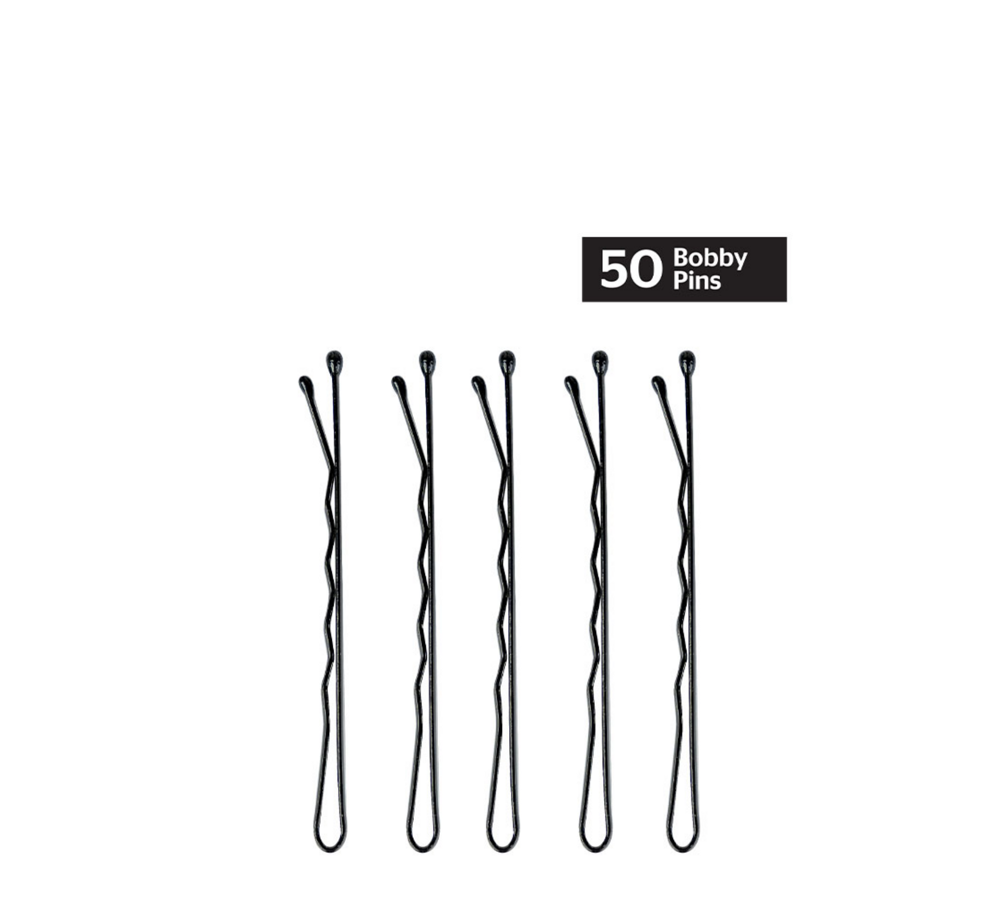 Brushworks Bobby Pins – 50 Pieces