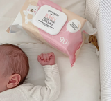 Byphasse Baby Soft Cleansing Wipes Face & Body (me kapak) *90PCS