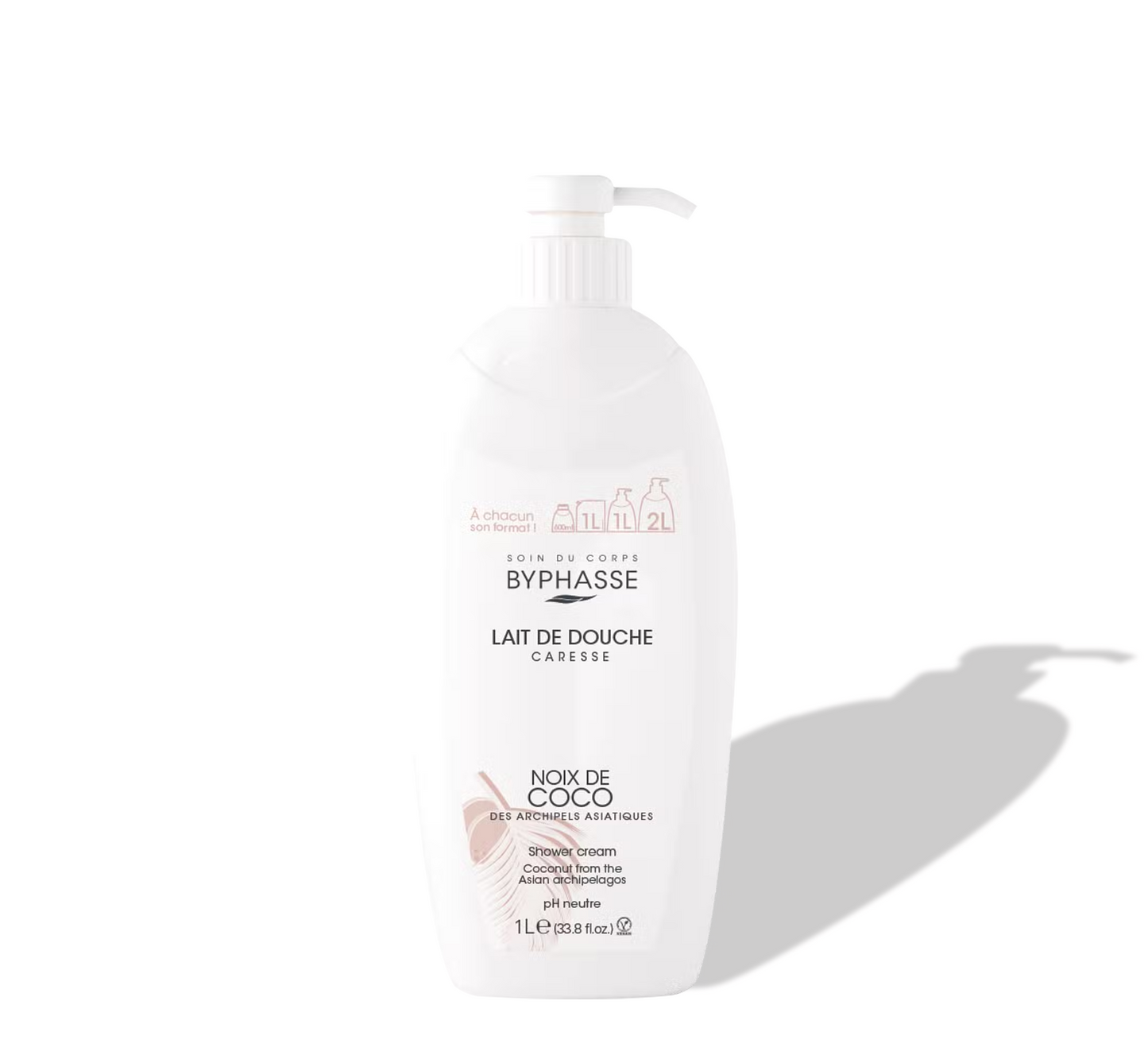 Byphasse Caresse Shower Cream Coconut *1L