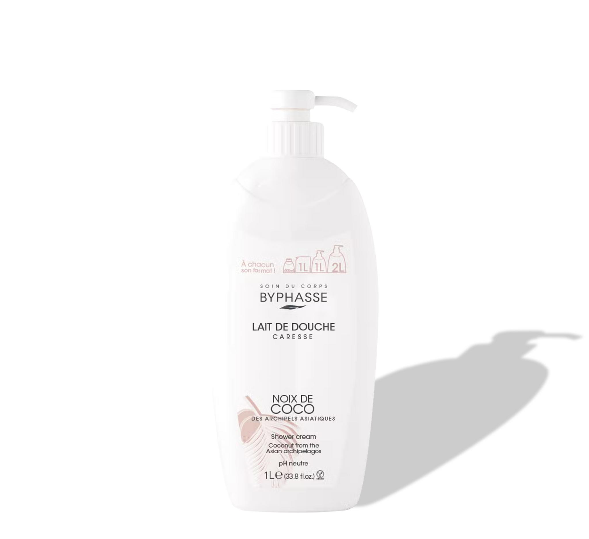 Byphasse Caresse Shower Cream Coconut *1L