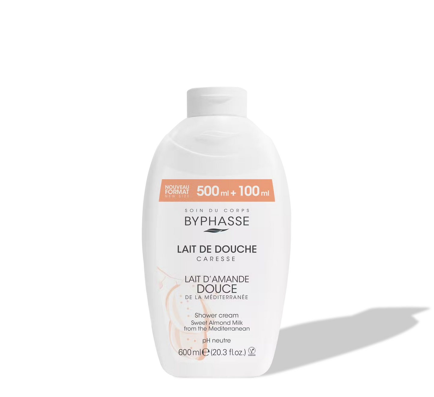 Byphasse Caresse Shower Cream Sweet Almond Oil *600ml