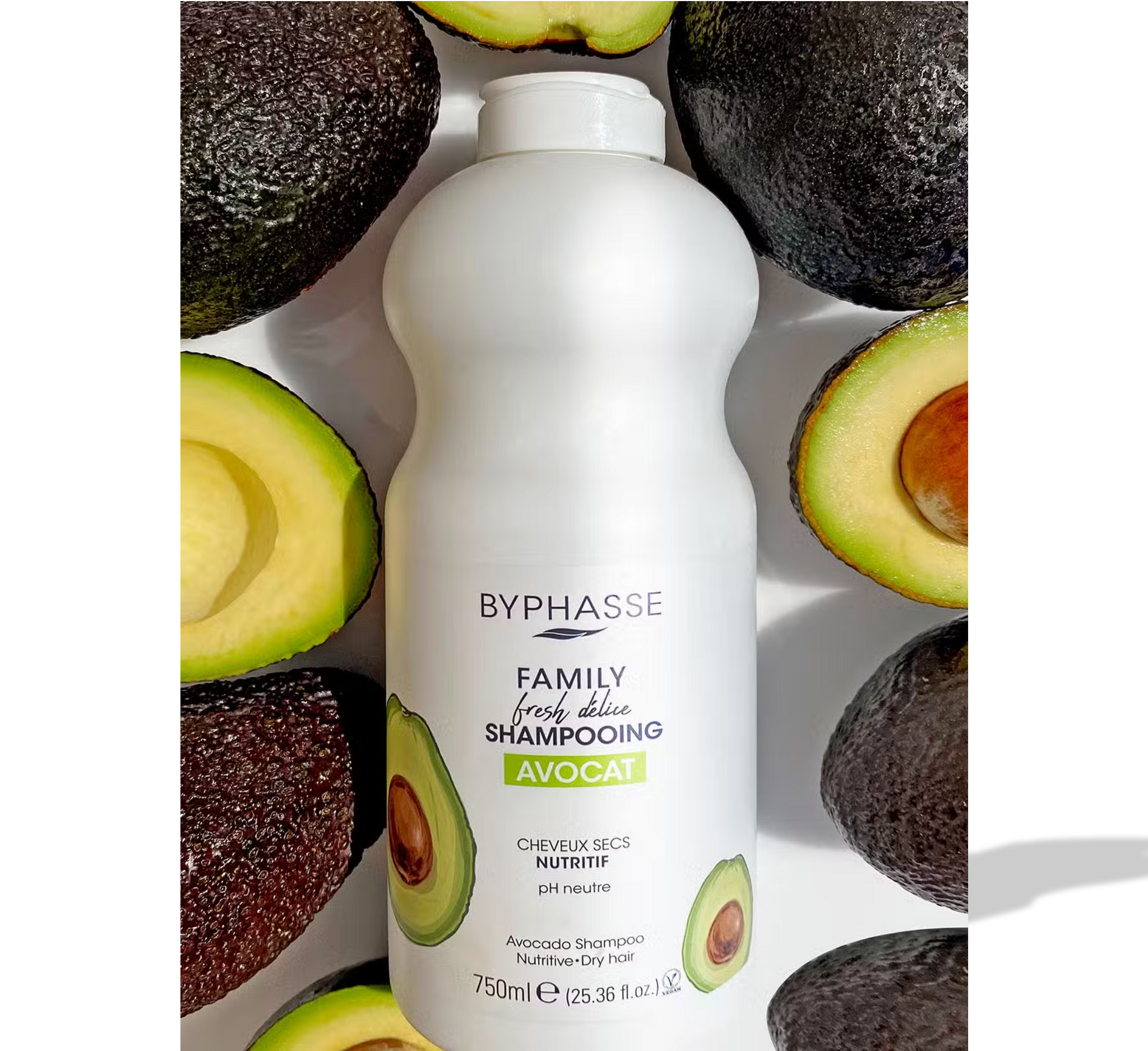 Byphasse Family Fresh Delice Avocado Shampoo (Dry Hair) *750ML