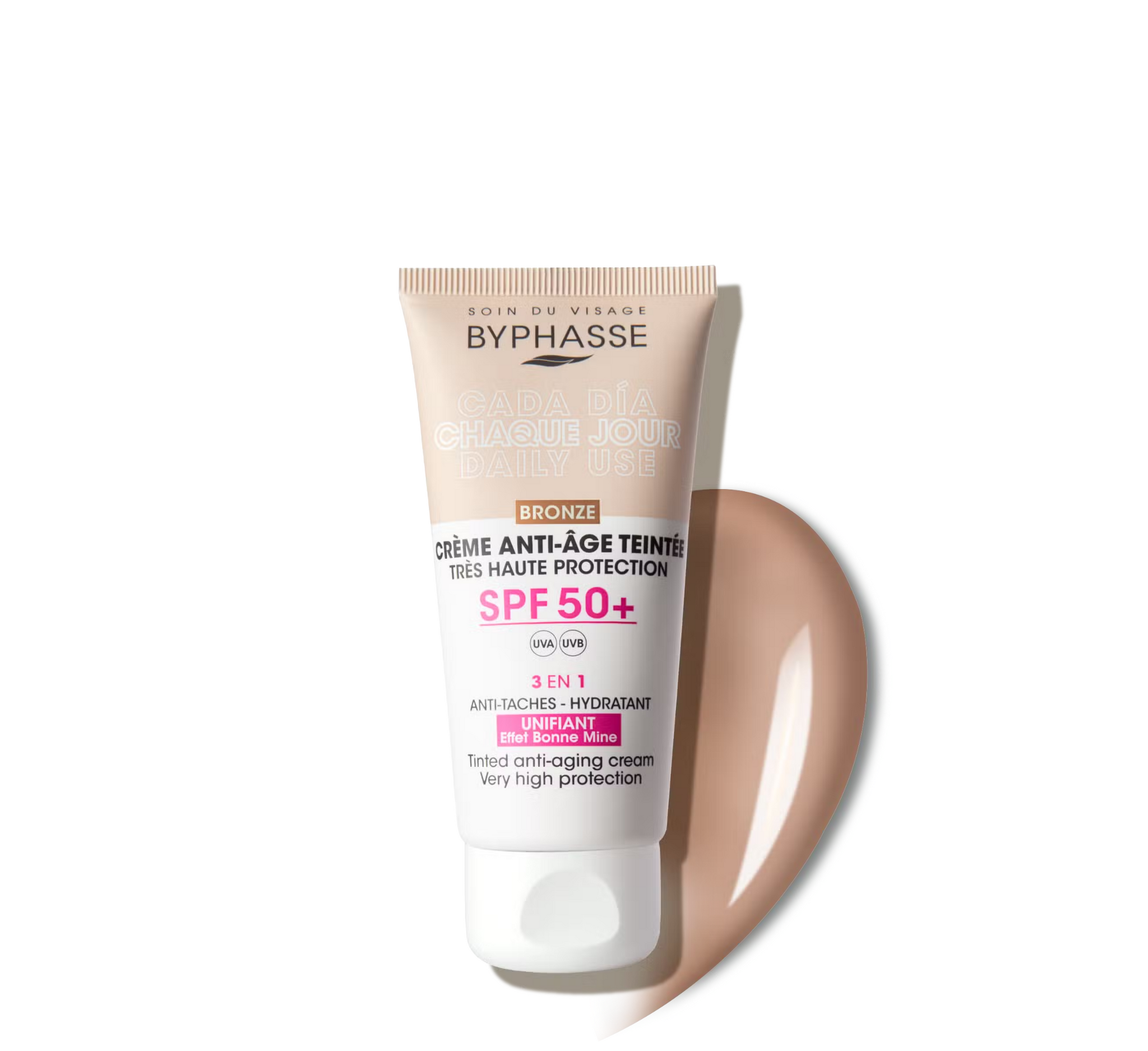 Byphasse Anti-Aging Tinted Face Cream Spf 50+ *50ml