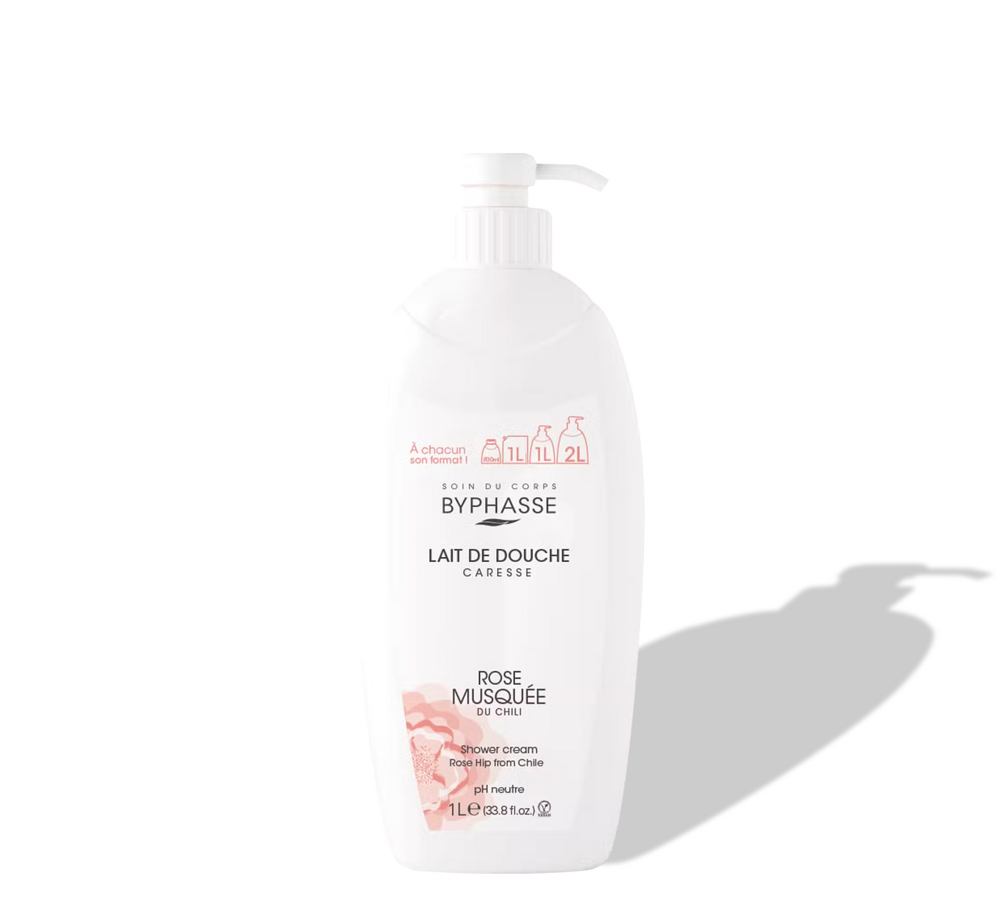 Byphasse Caresse Shower Cream Rosehip Oil