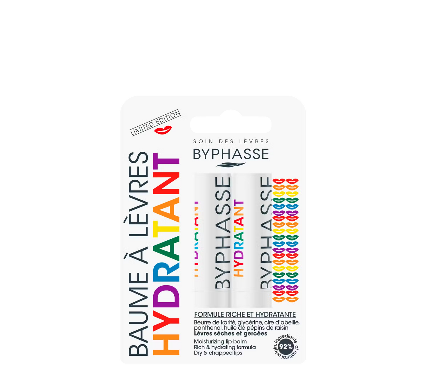 Byphasse Moisturizing Lip Balm Duo Pack