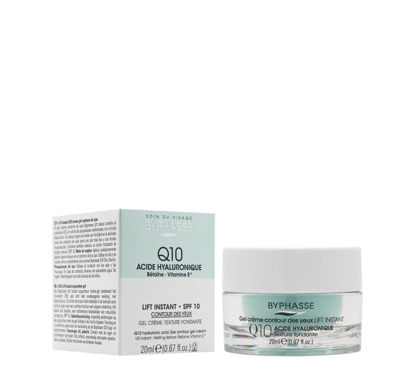 Byphasse Q10 Acide Hyaluronique Lif Instant Eye Contour Gel Cream *20ml