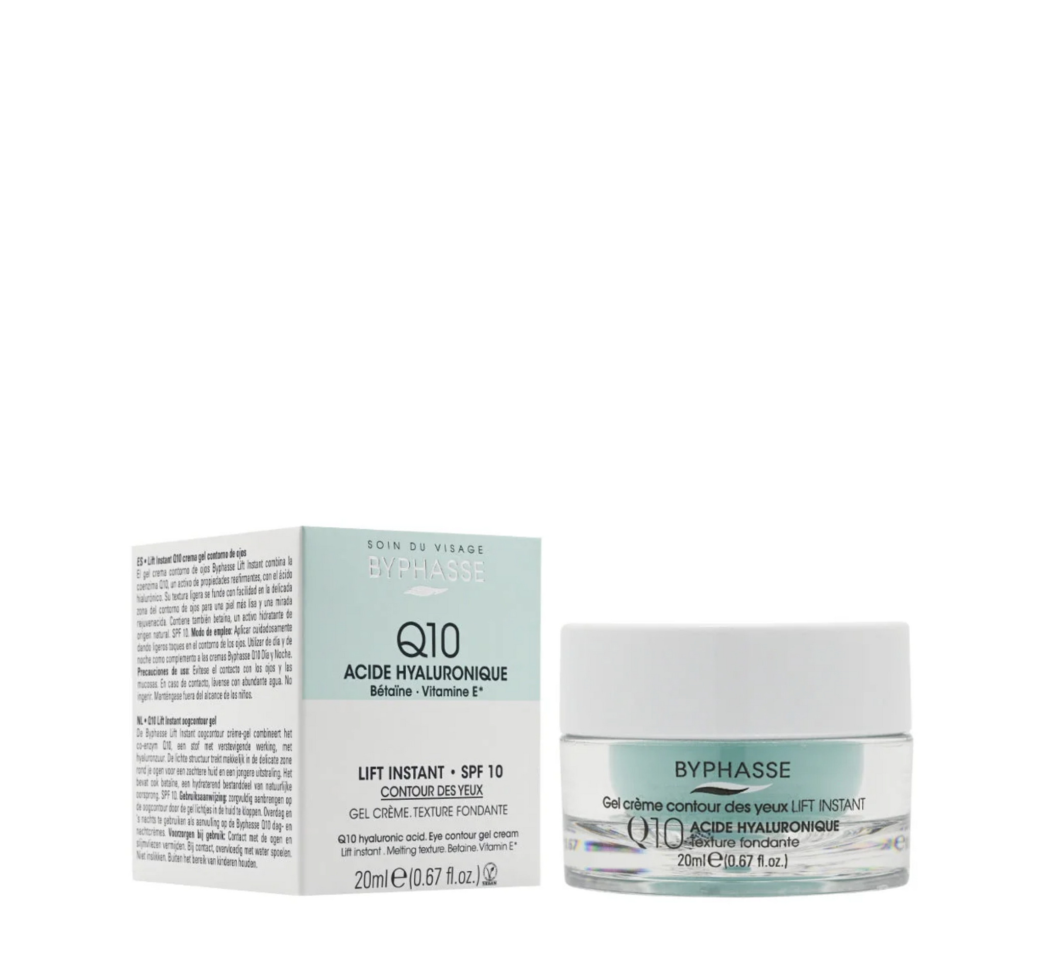 Byphasse Q10 Acide Hyaluronique Lif Instant Eye Contour Gel Cream *20ml