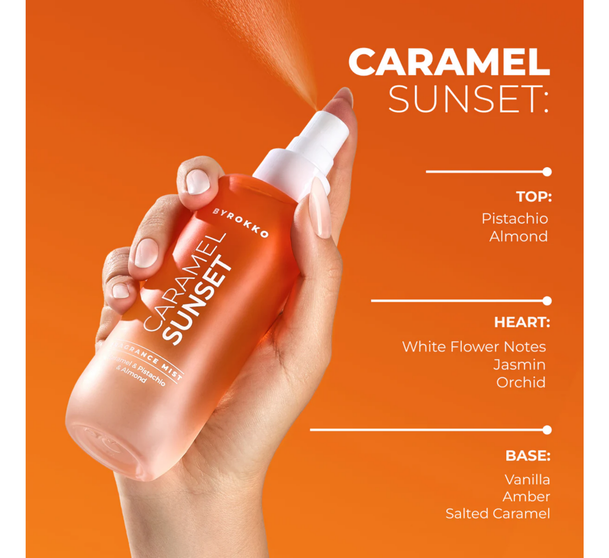Byrokko Caramel Sunset Body Mist *150ml