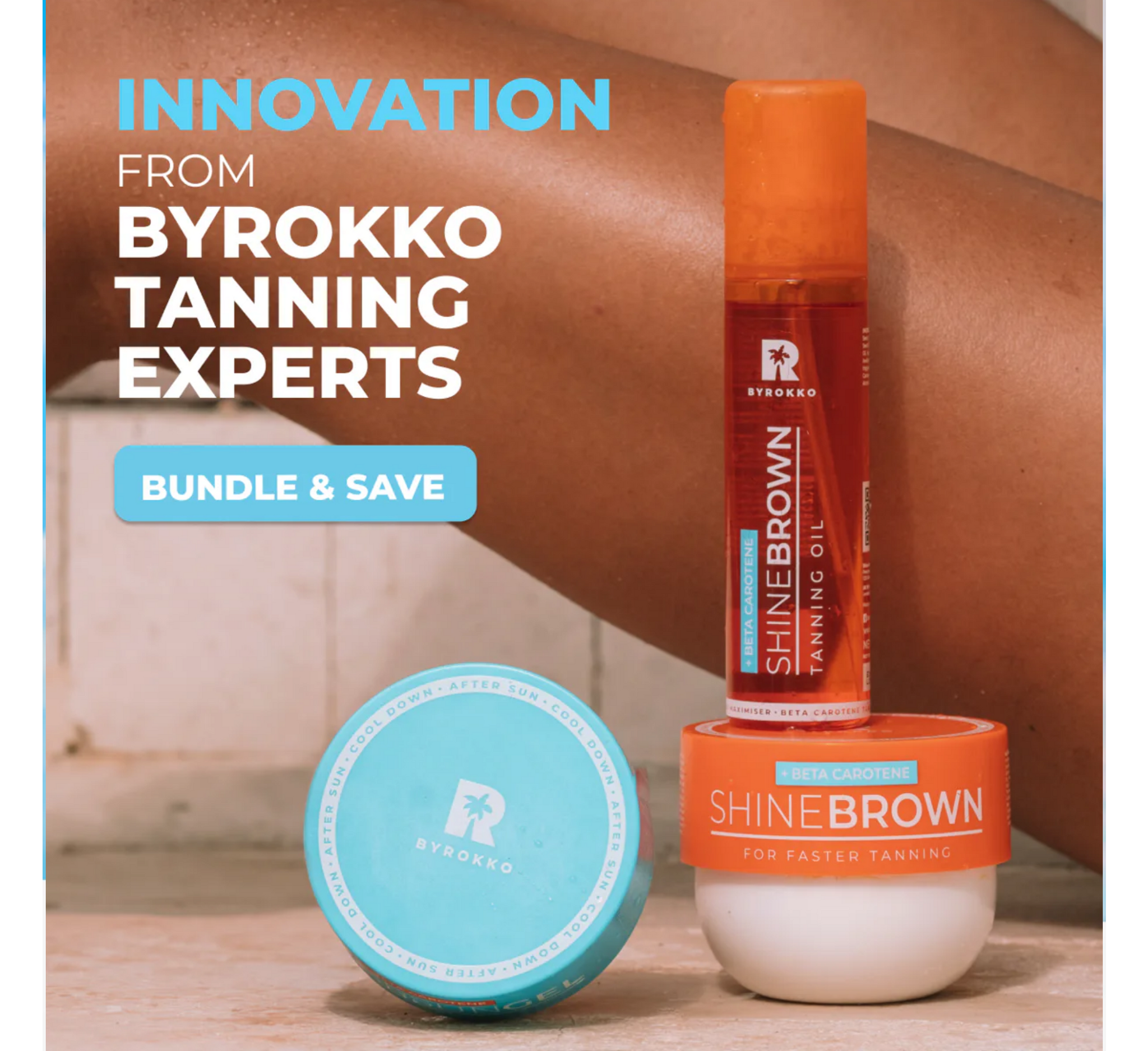 Byrokko Shine Brown Beta Carotene Bundle Set