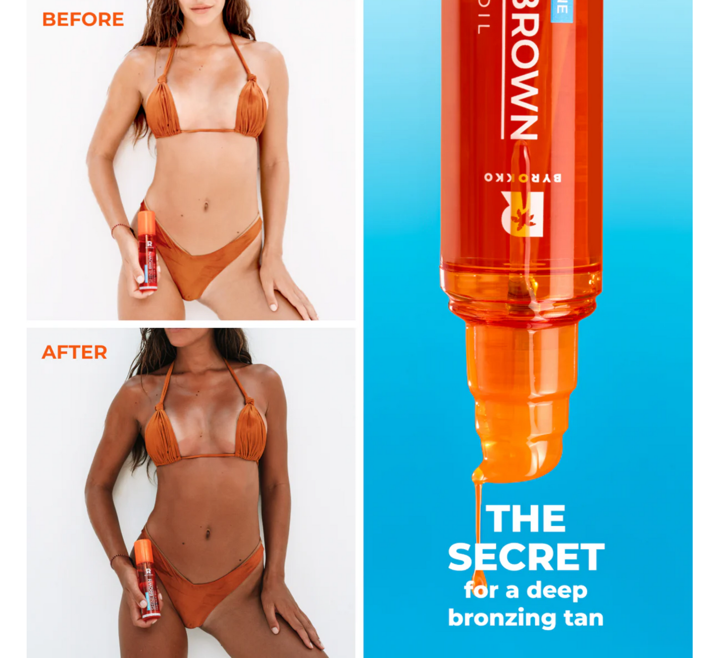 Byrokko Shine Brown Beta Carotene Tanning Maximiser Oil *150ml