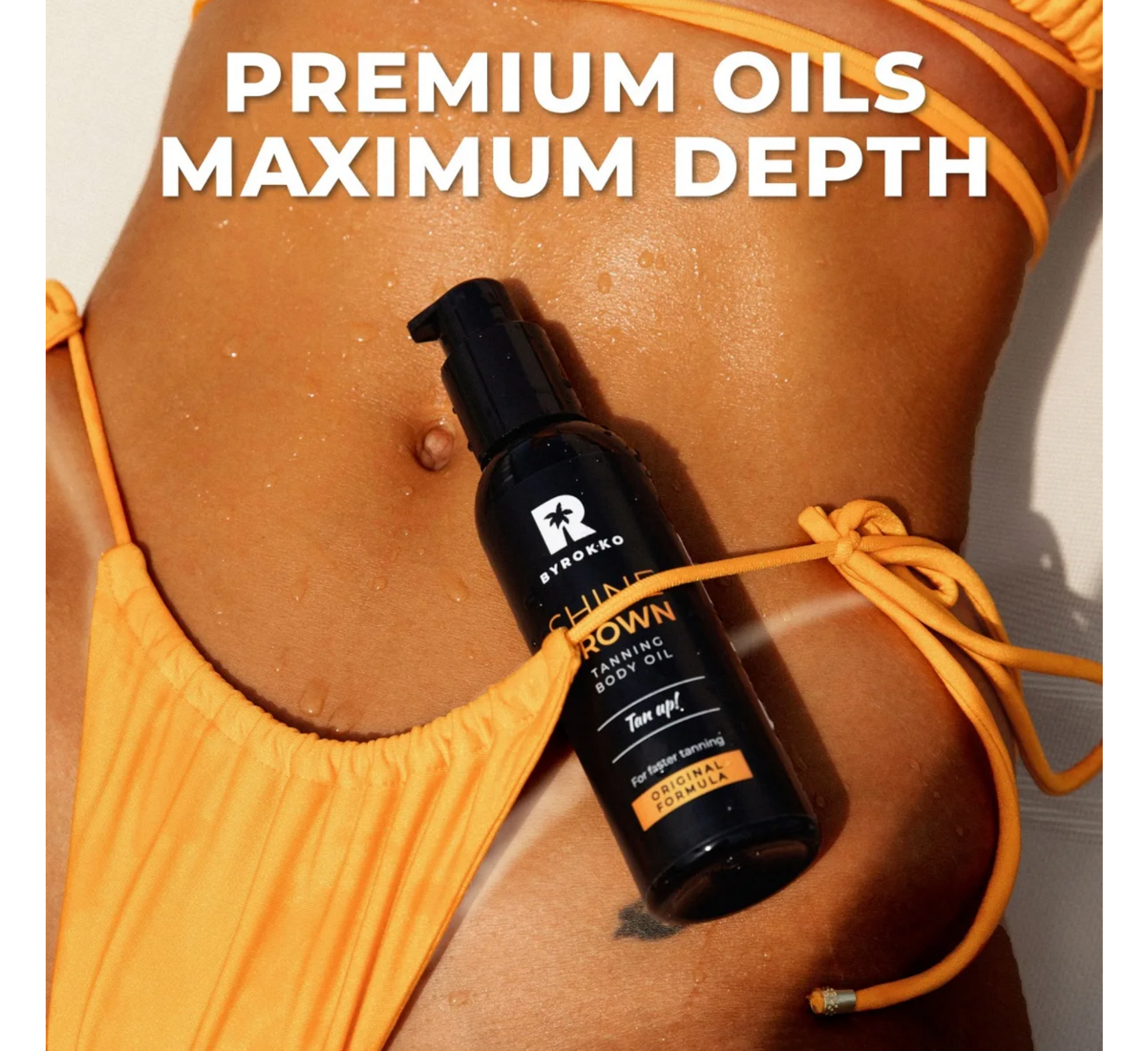 Byrokko Shine Brown Tan Boosting Oil *150ml